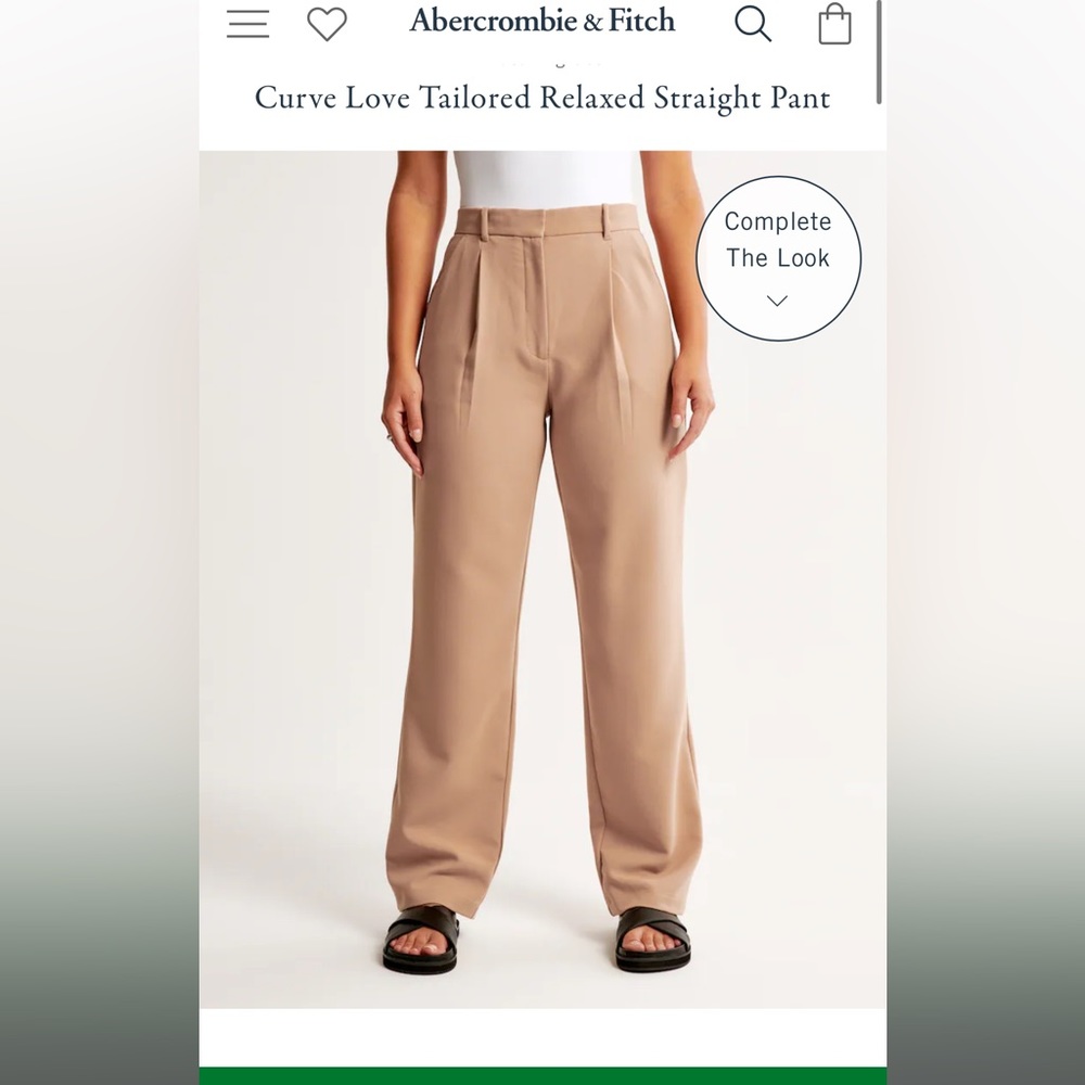 Curve Love tailored relaxed straight pant- never worn!